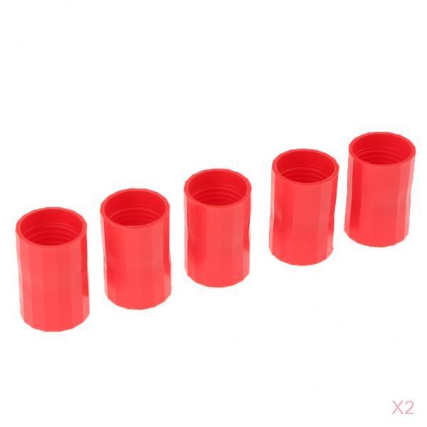 10 Pieces Bottle Connectors Tornado Cyclone Tube Science Toy Red
