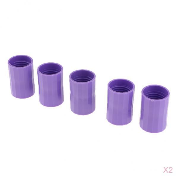 10 Pieces Bottle Connectors Tornado Cyclone Tube Science Toy Purple