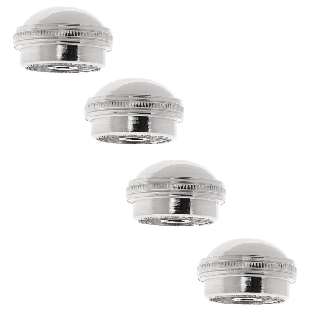4 Pieces Flute Head Crown Headjoint Screw Cap Piccolo Repair Parts