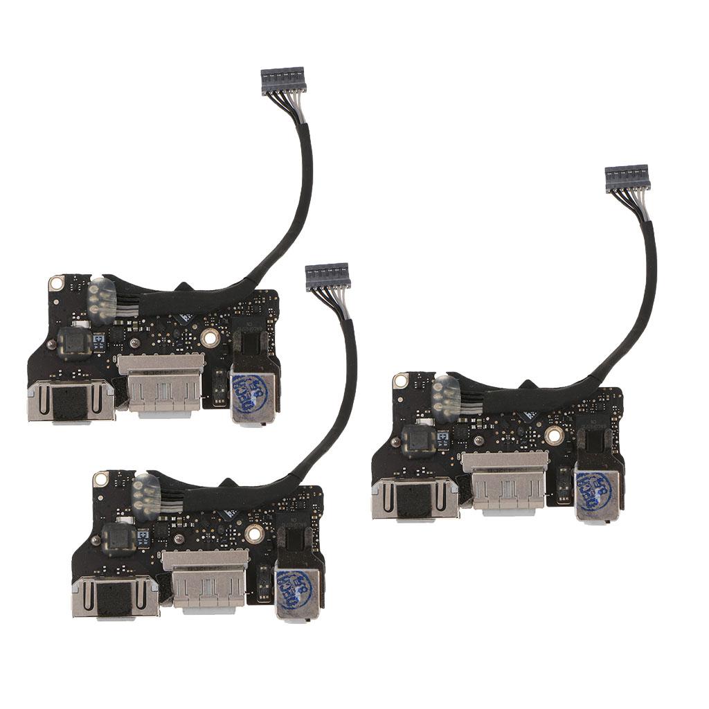 3x I/O Audio Board USB Power Jack DC-in for 2013y 13'' MacBook Air A1466