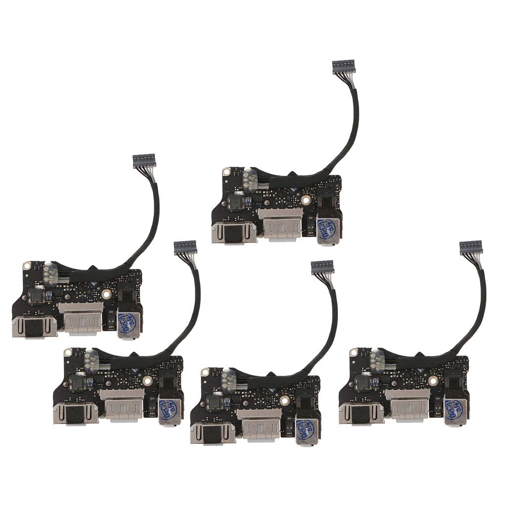 5x I/O Audio Board USB Power Jack DC-in for 2013y 13'' MacBook Air A1466