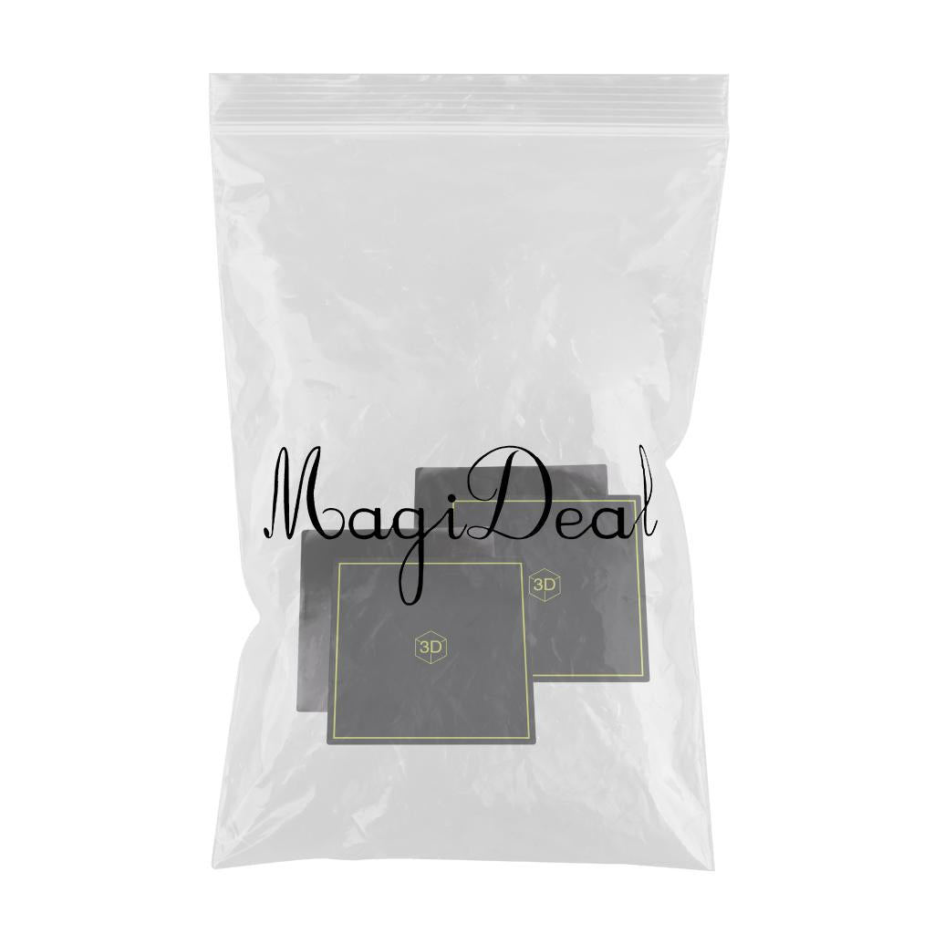 2xBuild Plate Tape Magnetic Square Heat Bed Sticker 235*235mm for 3D Printer