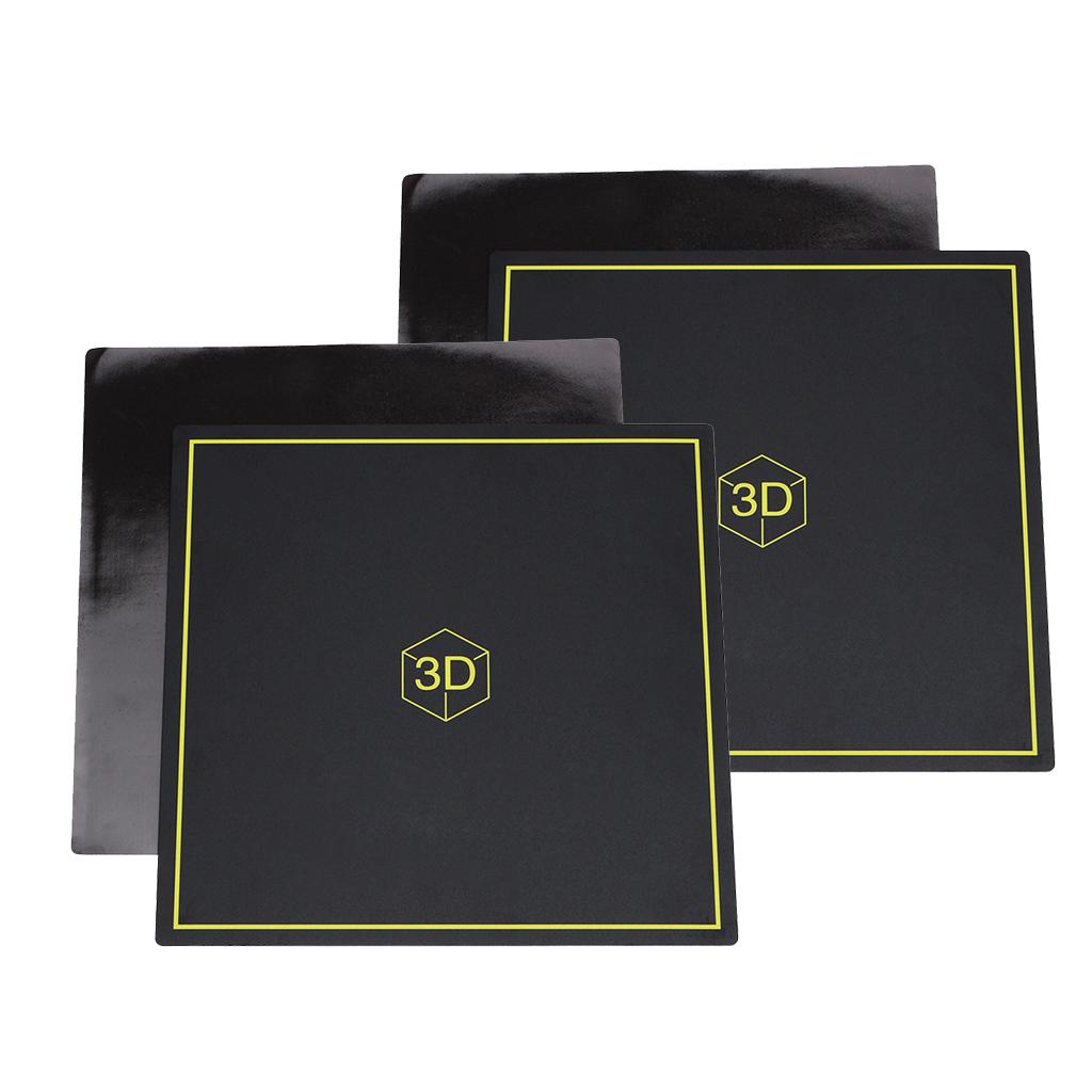 2xBuild Plate Tape Magnetic Square Heat Bed Sticker 235*235mm for 3D Printer