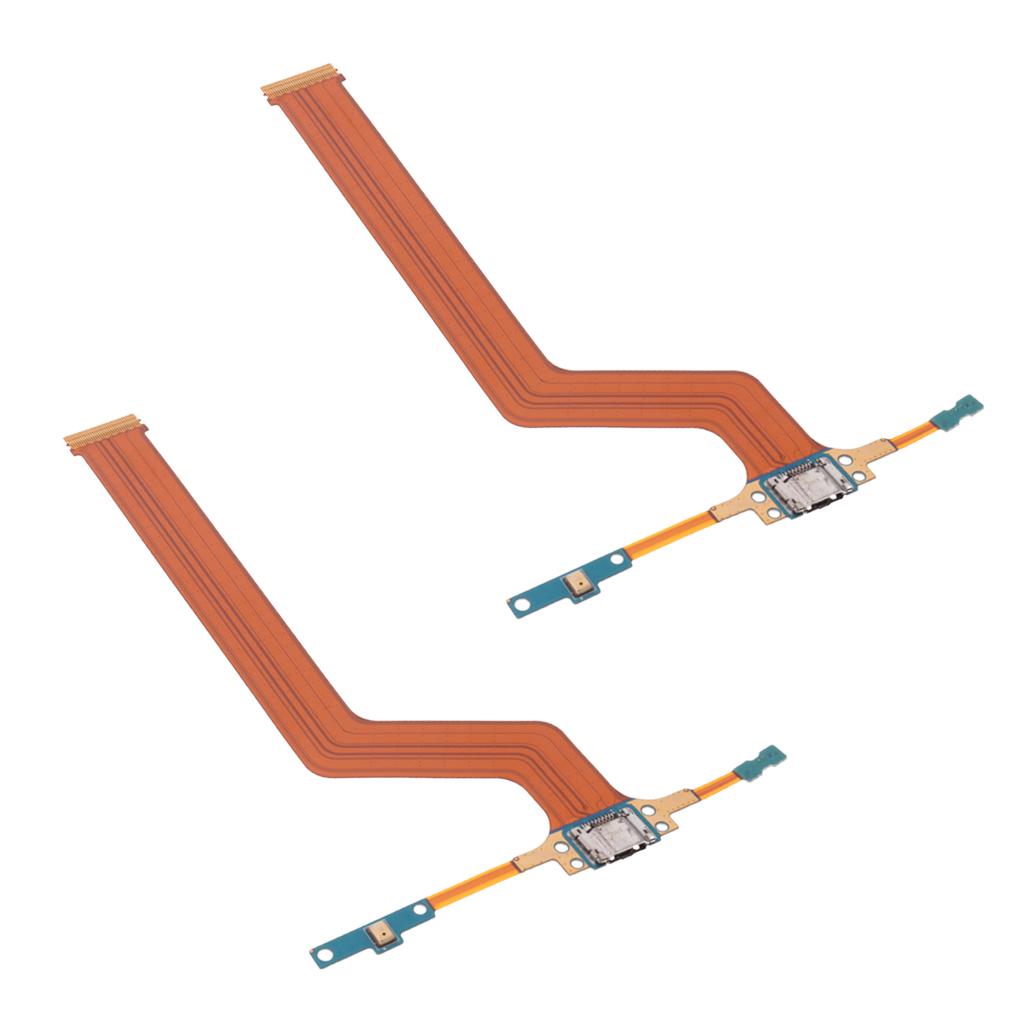 2x USB Charge Charging Port Flex Cable Dock Connector Ribbon For SM-P600