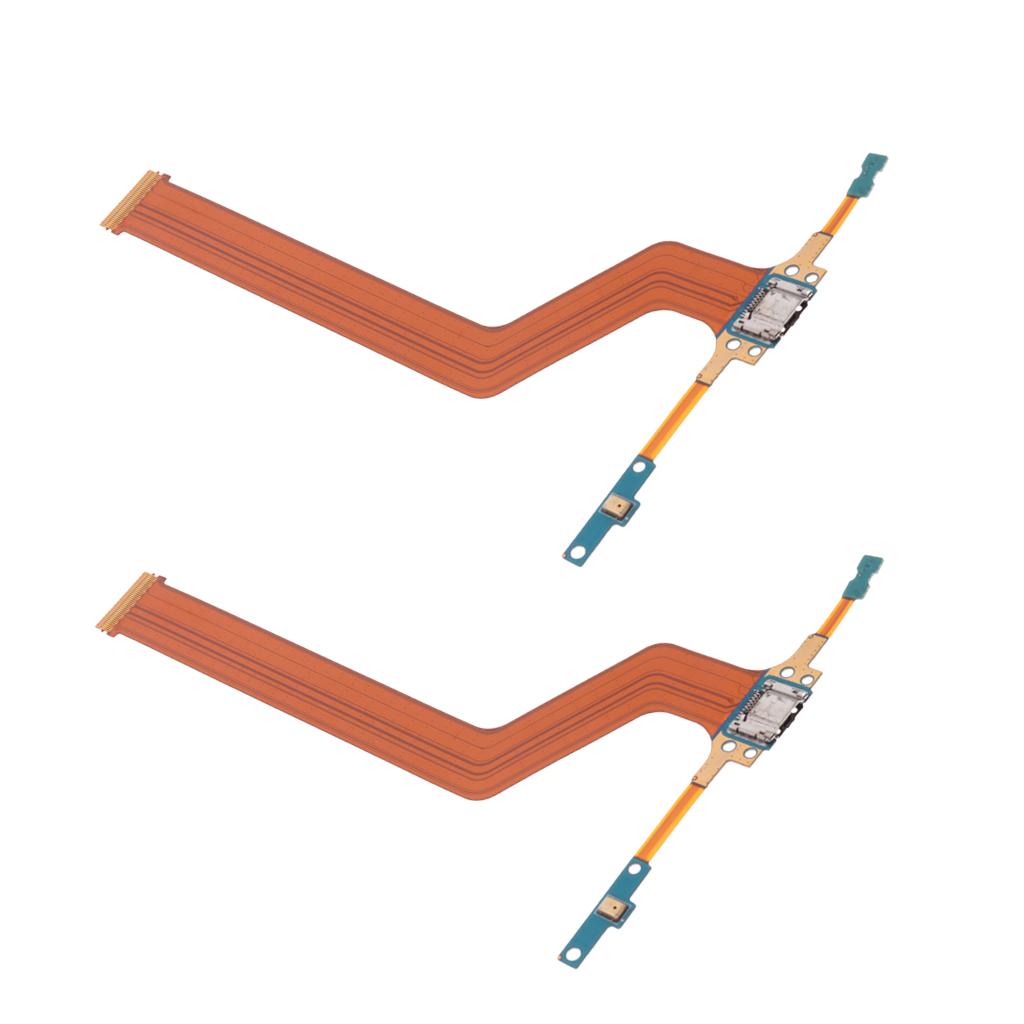 2x USB Charge Charging Port Flex Cable Dock Connector Ribbon For SM-P600
