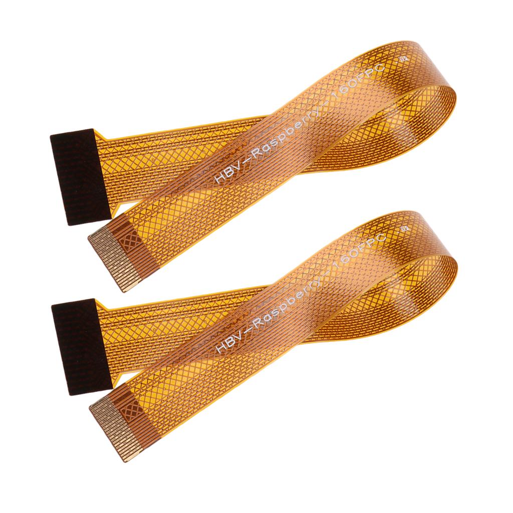 2x Camera Cable 15CM Ribbon Line FFC Flex Cables for Raspberry zero W/1.3/H