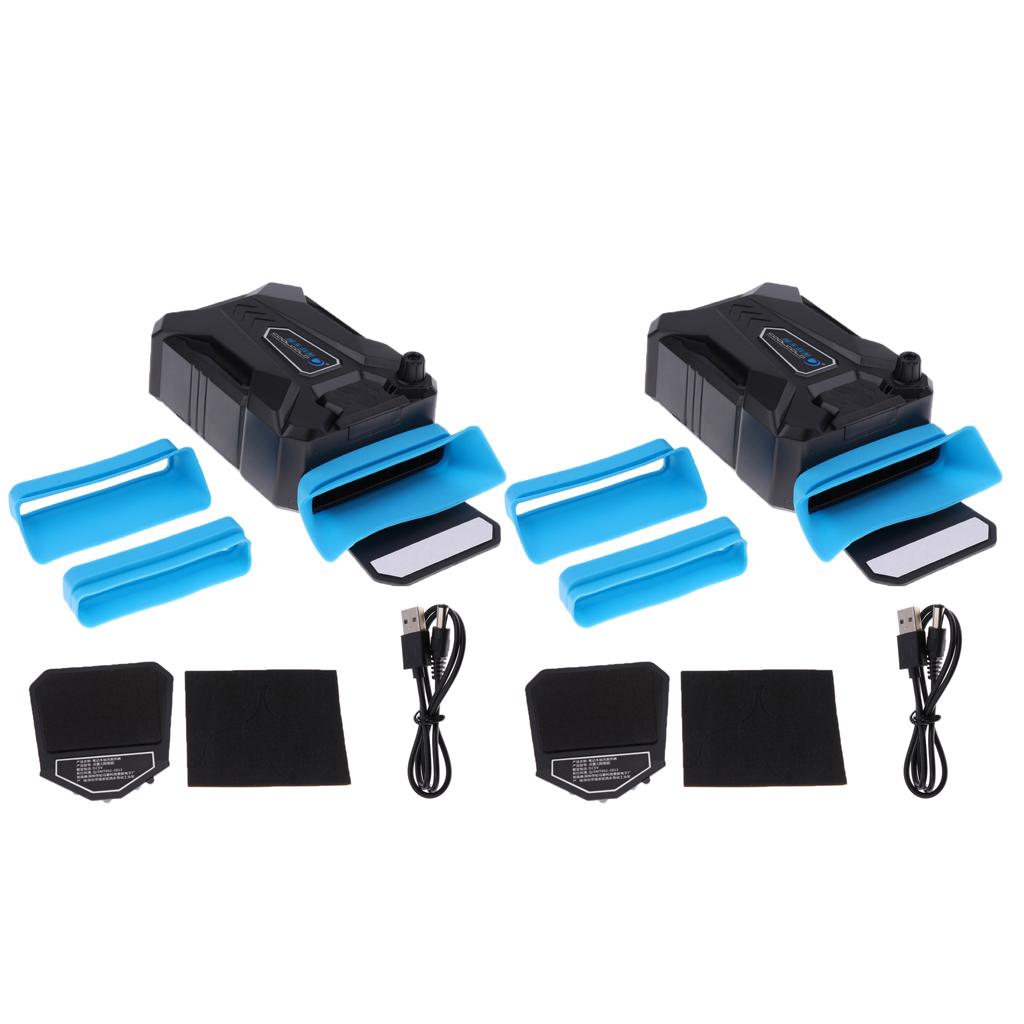2x Laptop Cooler Fan Cooling External Gaming Cooler Ventilation Air Vaccum