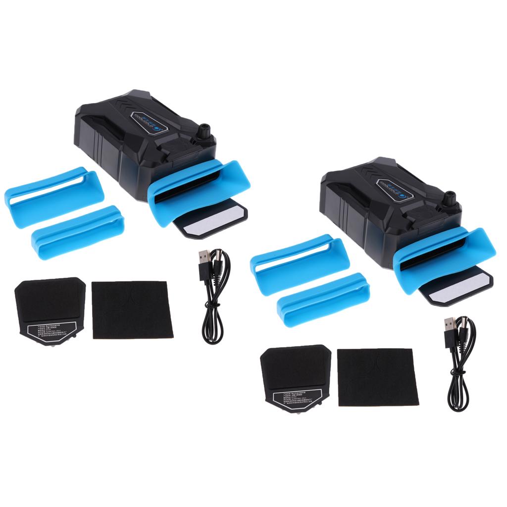 2x Laptop Cooler Fan Cooling External Gaming Cooler Ventilation Air Vaccum