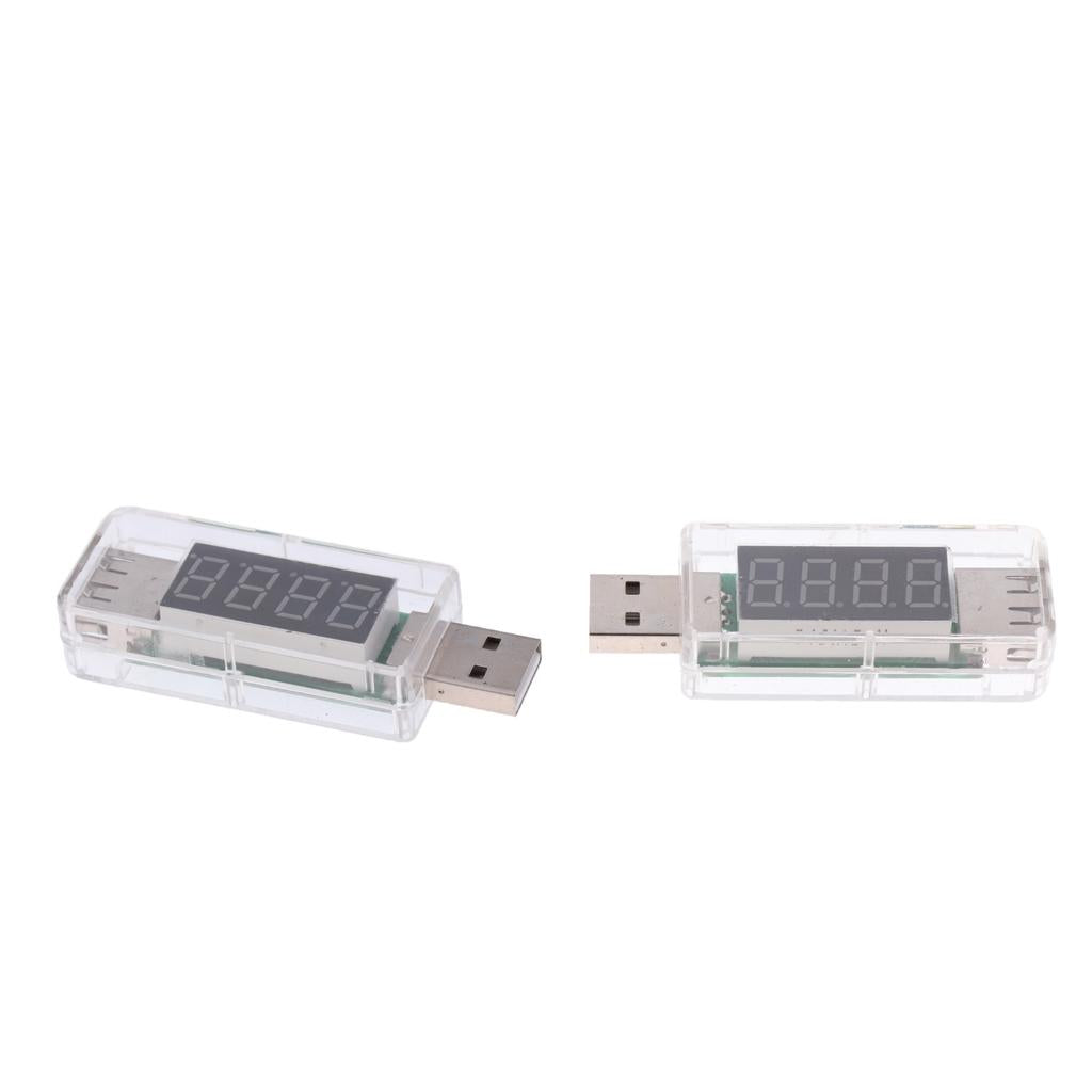 2x USB Current & Voltage Charging Digital Power Meter Safety Tester Monitor