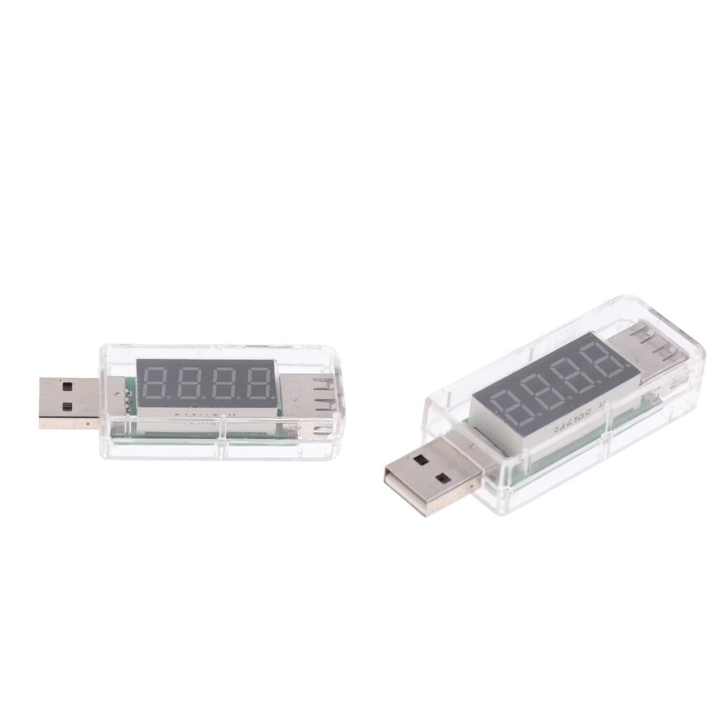 2x USB Current & Voltage Charging Digital Power Meter Safety Tester Monitor