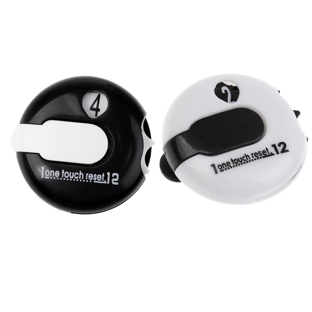 4 Pieces Mini Golf Score Counter Scorekeeper Scoring Tool Clip On Glove