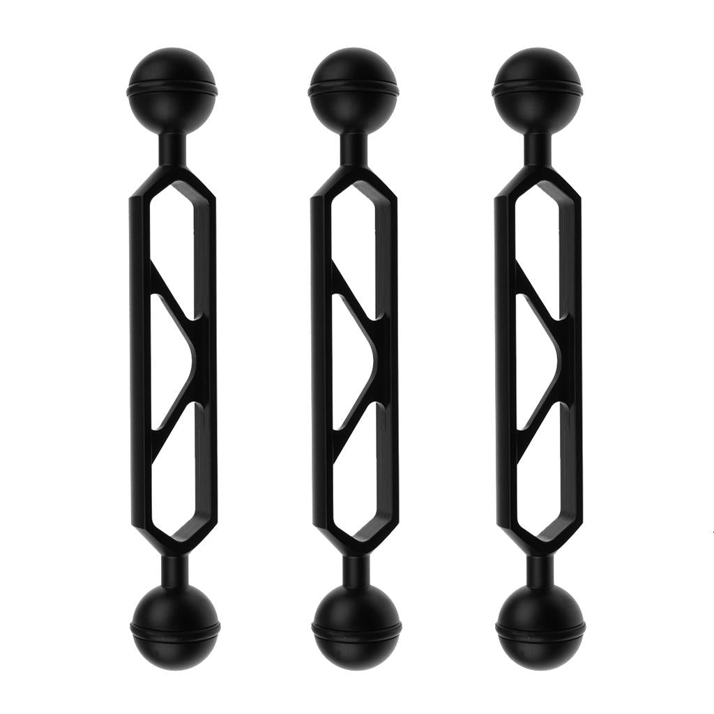 3PCS Dual Ball Diving Ball Joint Arm Connector Clamp Mount Underwater Camera