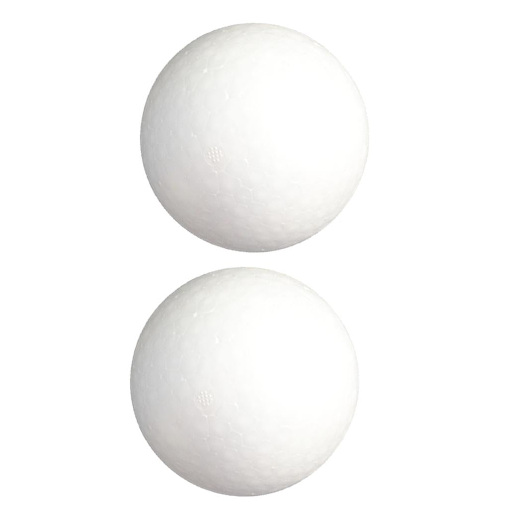2pcs 120mm DIY White Modelling Craft Polystyrene Foam Ball Sphere XMAS Decor