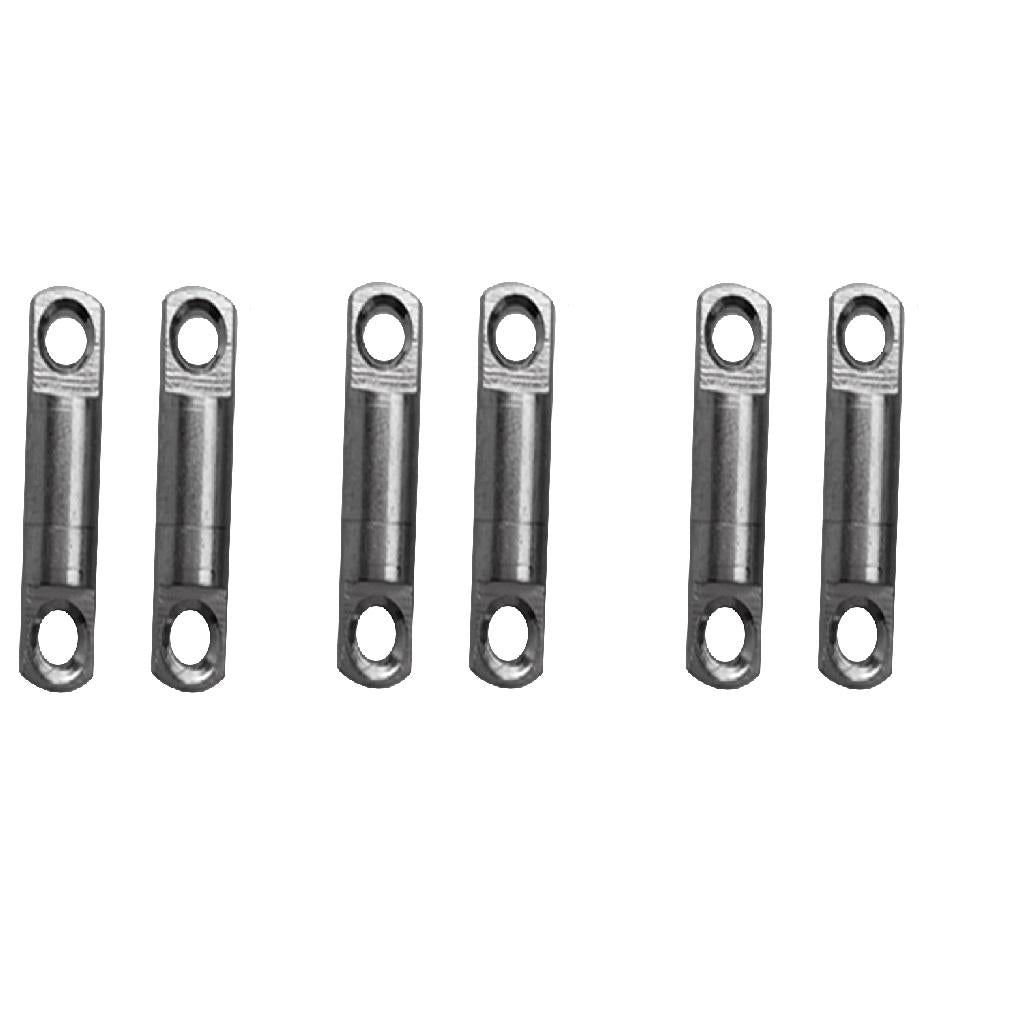 6 Pieces Scuba Diving Finger Reel Line 360 Degree Rotatable Double Swivels
