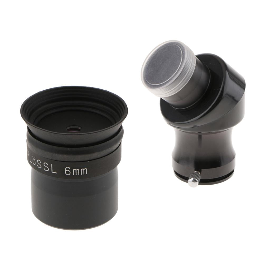 1.25 Astronomy Telescope Erecting Prism Diagonal Mirror + Eyepiece PL6mm"