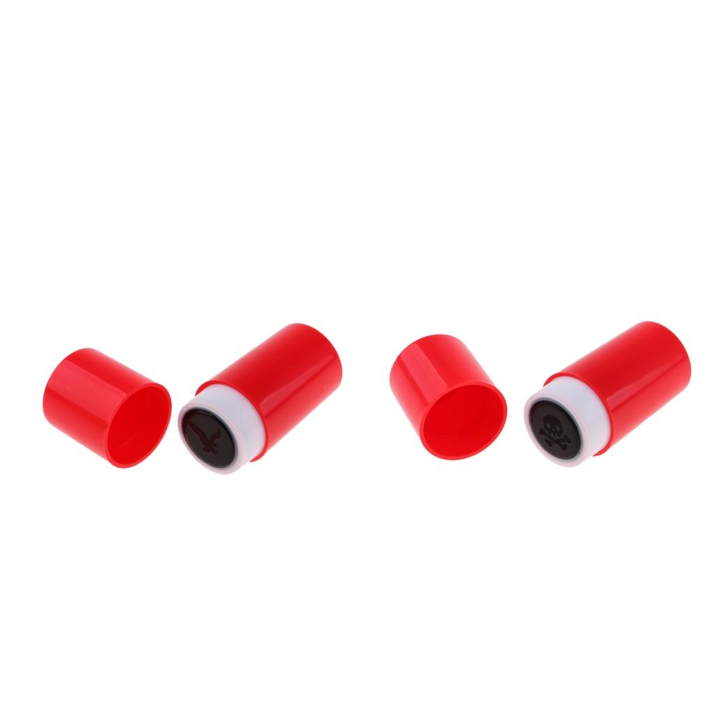 2pcs Quick-dry Golf Ball Stamp Stamper Marker Impression Seal Eagle+Skull