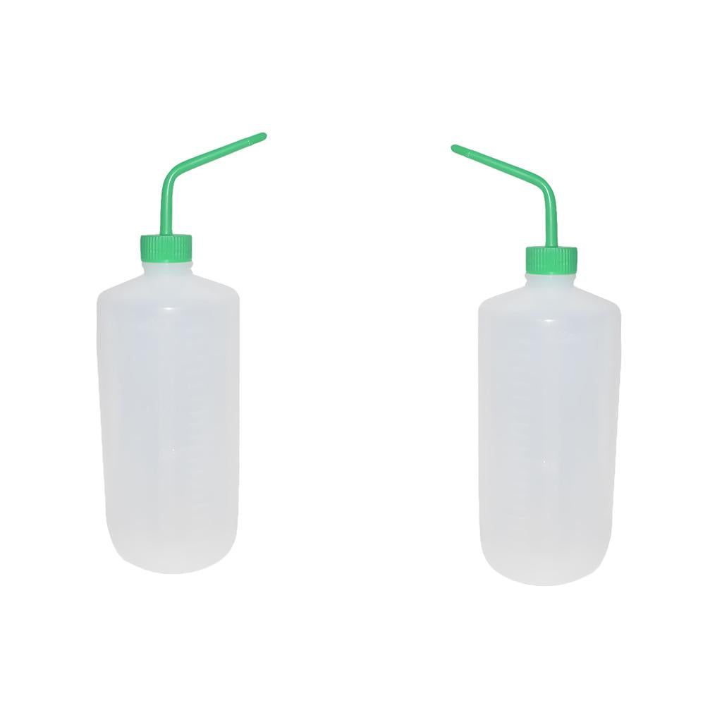 2Pc 1000ml Garden Watering Can Plastic Squeeze Water Soap Wash Bottle Curved