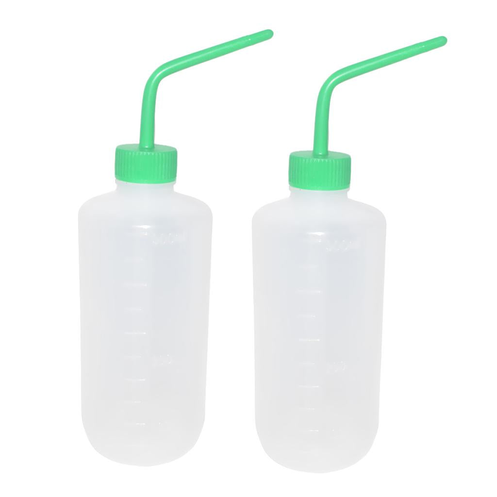 2Pcs 500ml Garden Watering Can Plastic Squeeze Water Soap Wash Bottle Curve