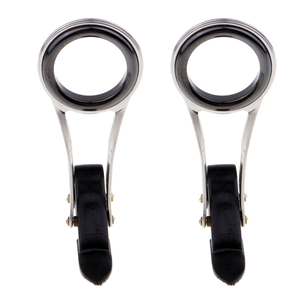 2Pcs Fishing Rod Guide Eyes Ceramic Ring Foldable DIY Tip Repair Kit Size_2