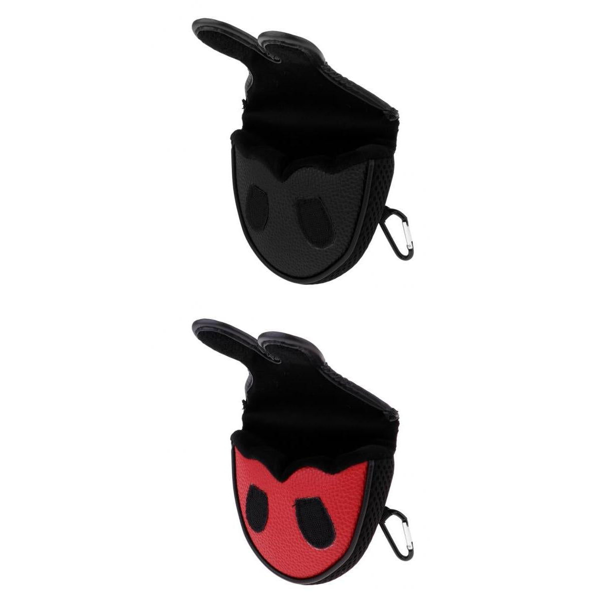 2x Durable PU Golf Mallet Head Cover Putter Shaft Protector Guard Sleeve