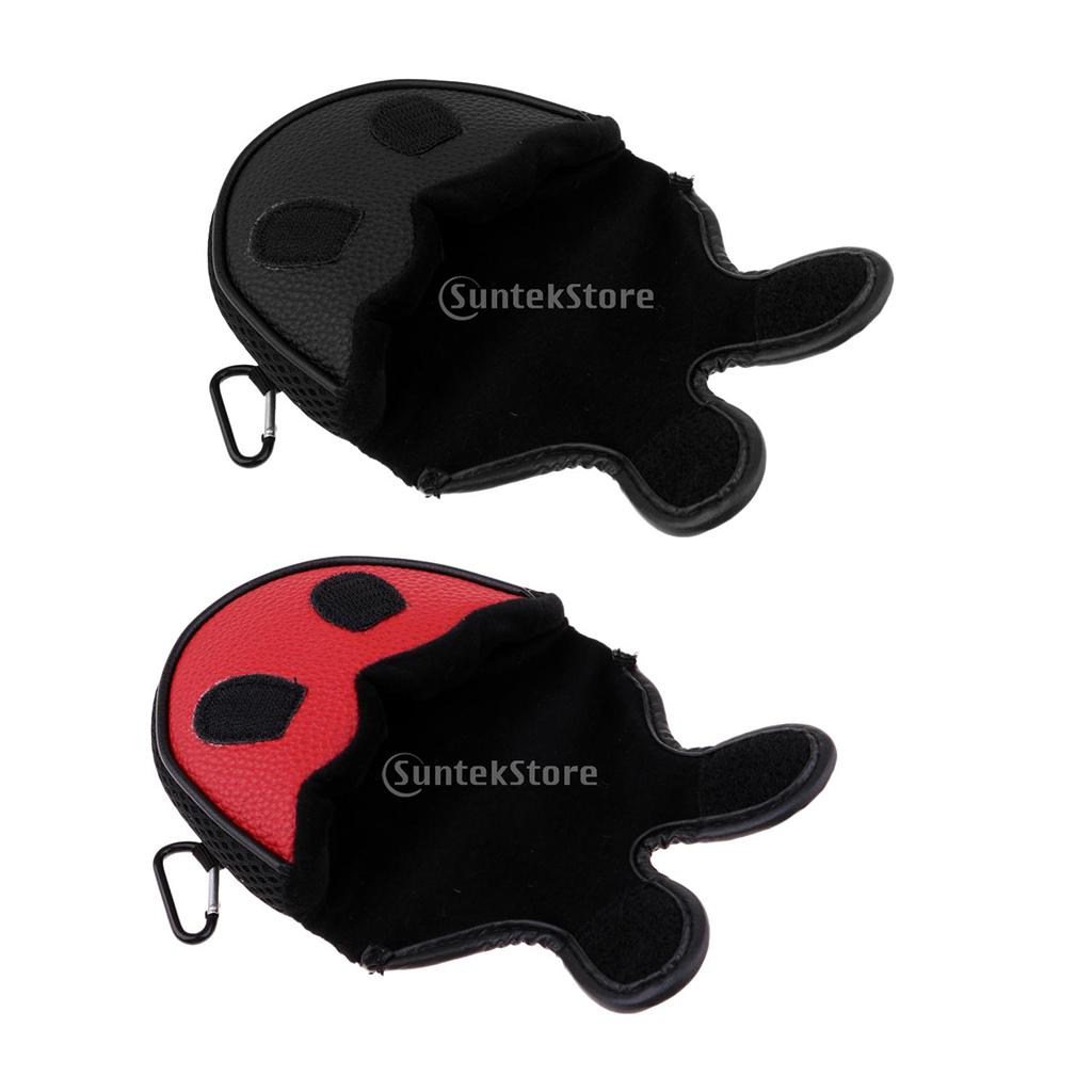 2x Durable PU Golf Mallet Head Cover Putter Shaft Protector Guard Sleeve