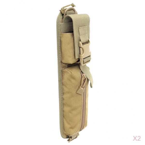 2Pcs Molle Accessory Pouch Belt Backpack Shoulder Strap Bag Hunting Tool Bag
