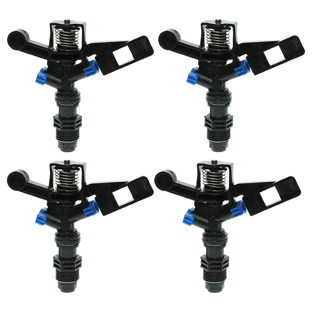 4 Piece 360 Degree Rotary Spray Sprinkler Garden Irrigation Watering System