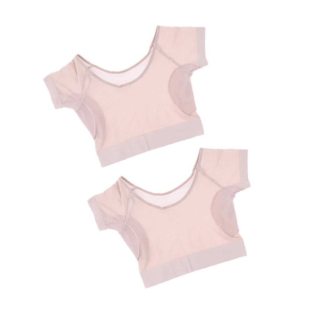 2 Pieces Washable Underarm Sweat Pad Guard Absorb Perspiration Armpit Shield