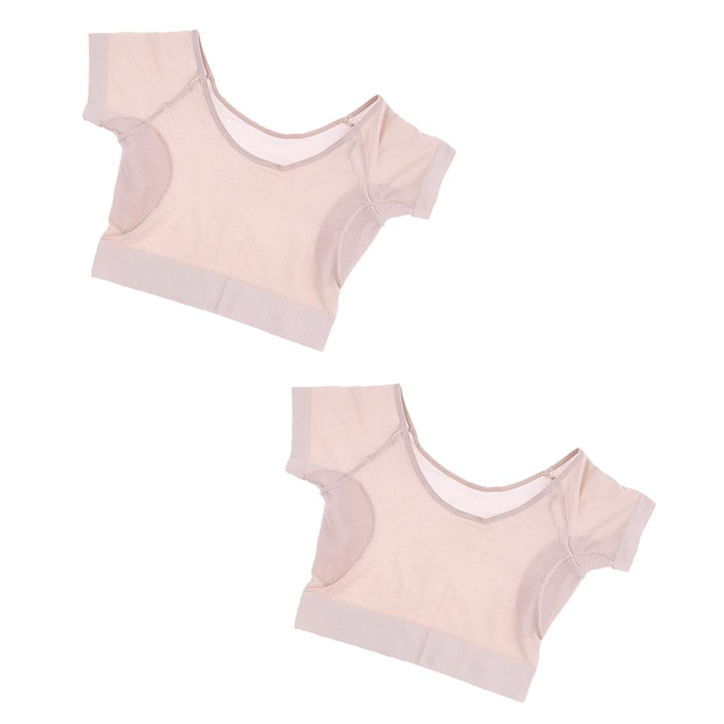 2 Pieces Washable Underarm Sweat Pad Guard Absorb Perspiration Armpit Shield