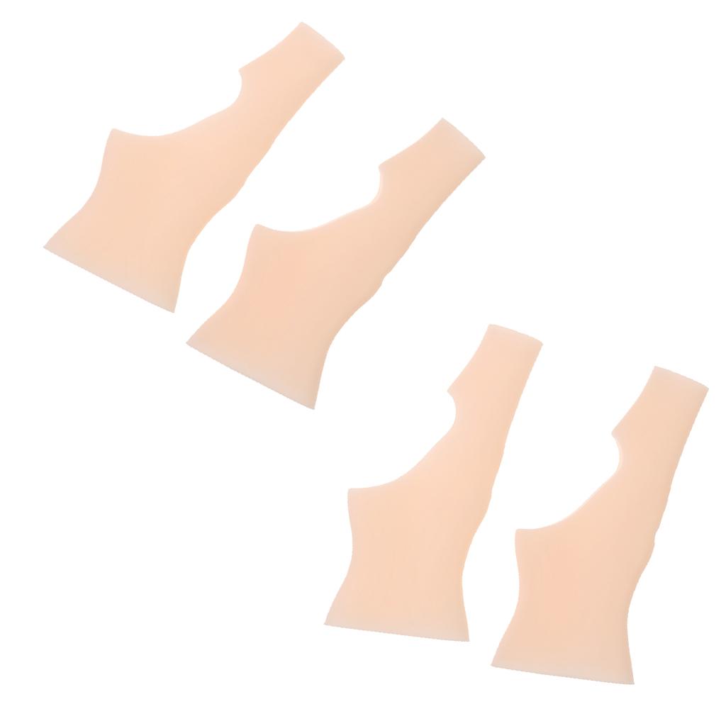 2 Pairs Silicone Wrist Brace Wrap Thumb Support Arthritis Tendonitis Relief