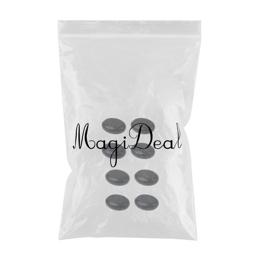 8 Pieces Hot Spa Massage Stone Rock Basalt Energy Stone for Body Facial Care