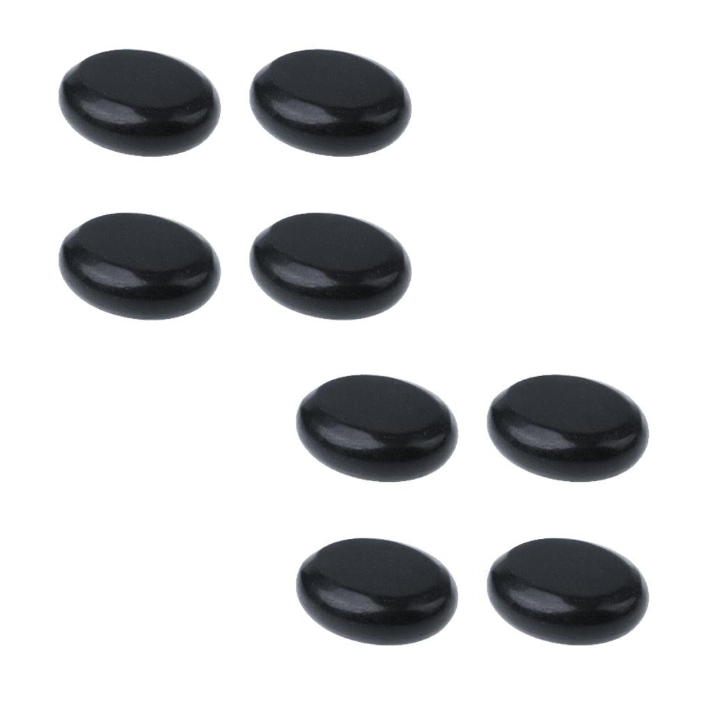 8 Pieces Hot Spa Massage Stone Rock Basalt Energy Stone for Body Facial Care