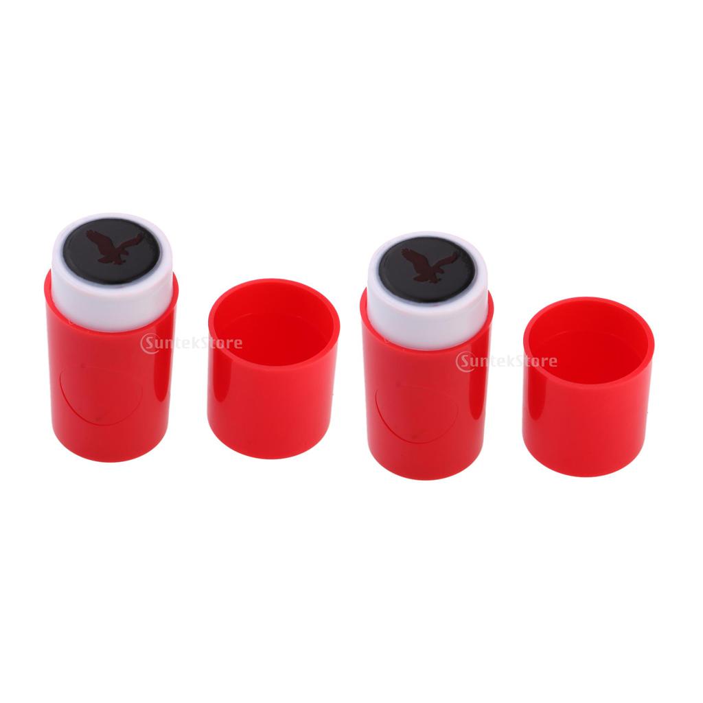 2 pcs Colorfast Quick-dry Golf Ball Stamper Marker Impression Seal Eagle