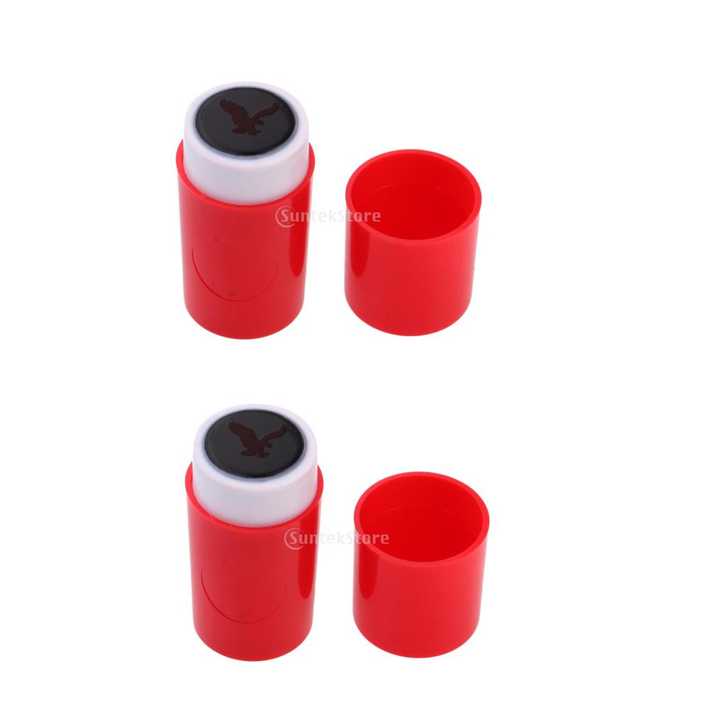 2 pcs Colorfast Quick-dry Golf Ball Stamper Marker Impression Seal Eagle