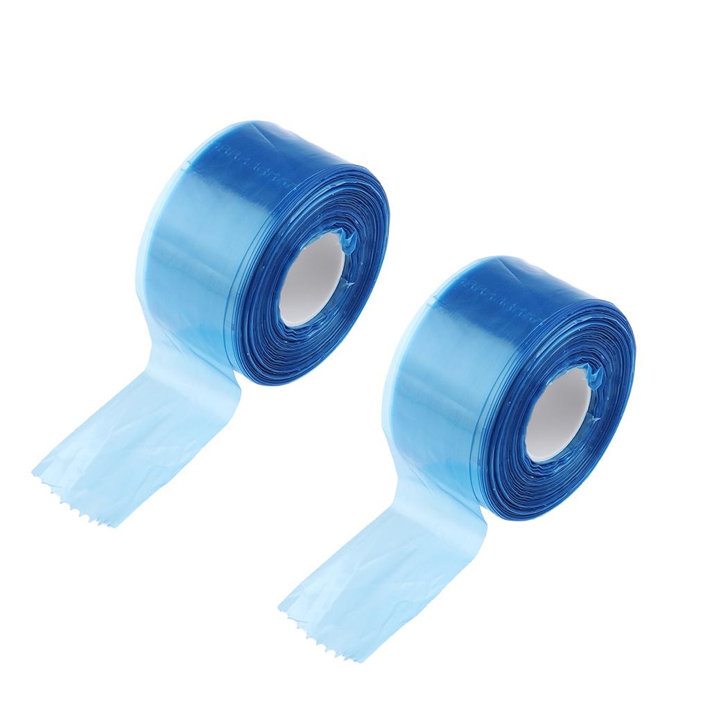 400pcs Disposable Salon Hair Dyeing Blue Protector Covers for Glasses Legs