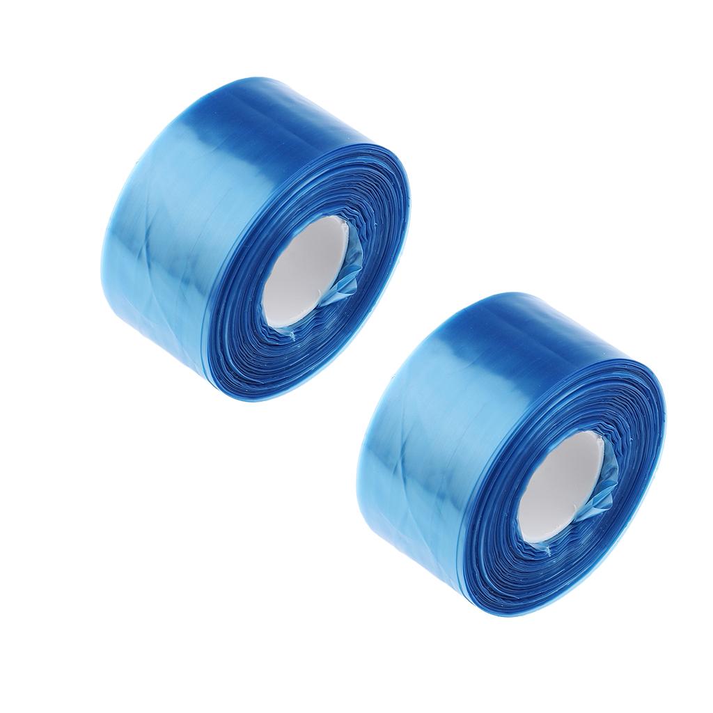 400pcs Disposable Salon Hair Dyeing Blue Protector Covers for Glasses Legs