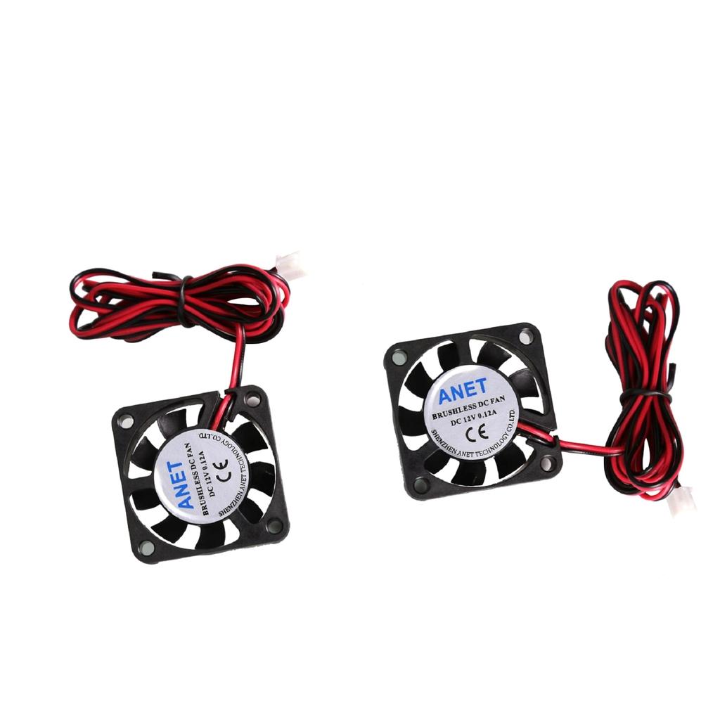 3x 12V 40mmx40mmx10mm 4010 DC Brushless Cooling Fan for 3D Printer