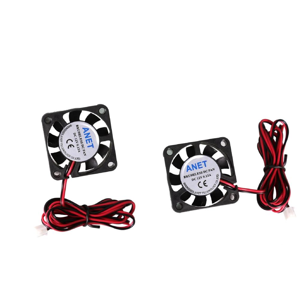 3x 12V 40mmx40mmx10mm 4010 DC Brushless Cooling Fan for 3D Printer