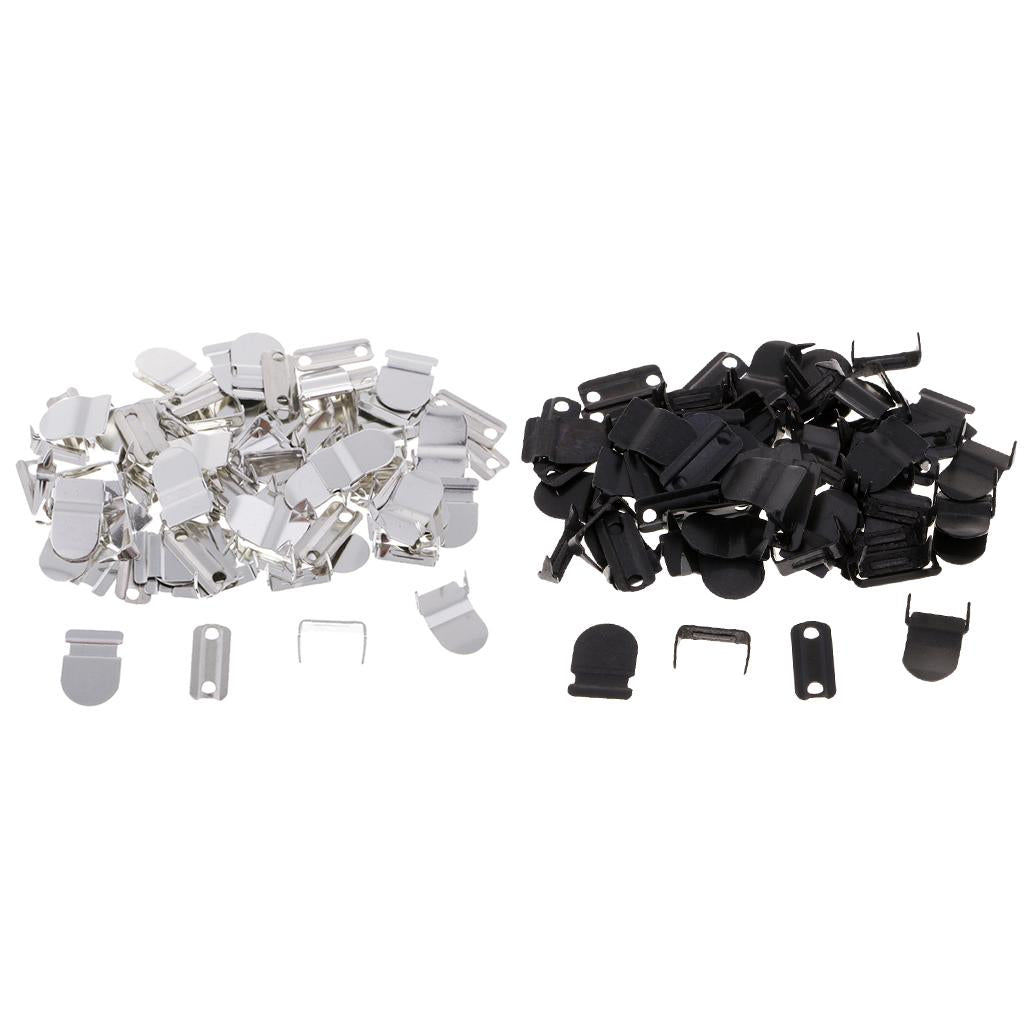 40 Sets No-Sew Hook & Eye Closure Fastener for Trousers Skirt Suits Decor