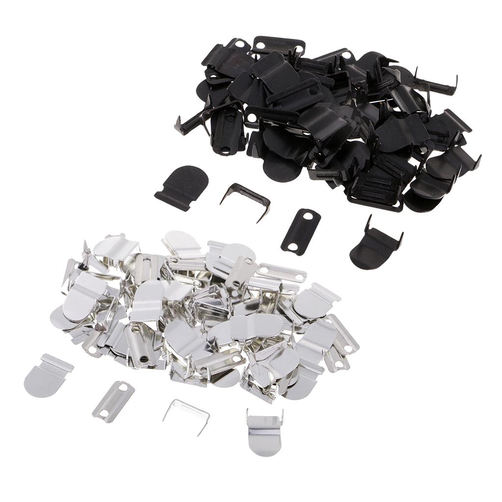 40 Sets No-Sew Hook & Eye Closure Fastener for Trousers Skirt Suits Decor