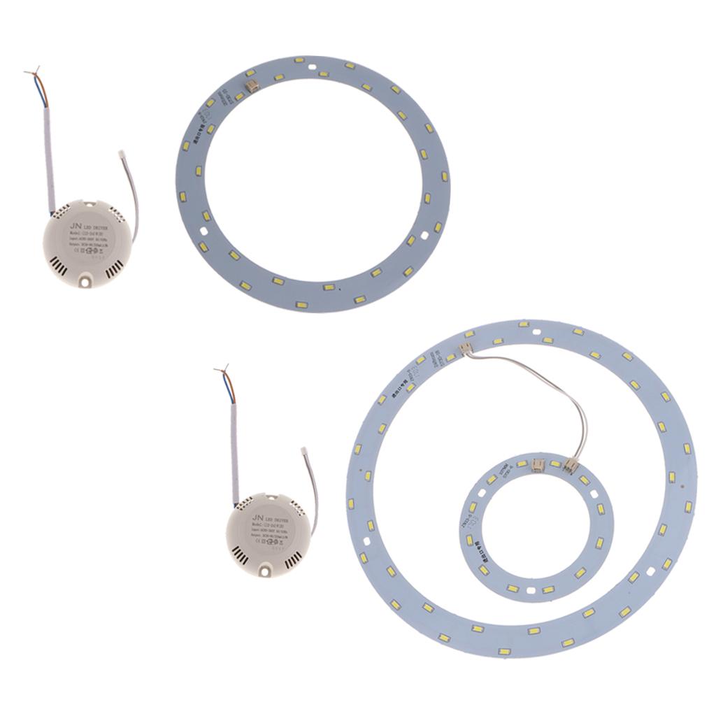 2Pcs LED Module Board Ceiling Lamp Replacement Light Bulb 220V White