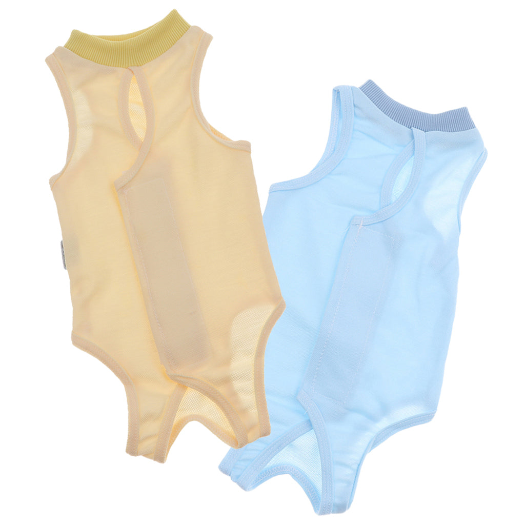 2x Recovery Suit for Cat Dog Sterilization Care Wipe Medicine Prevent Lick L