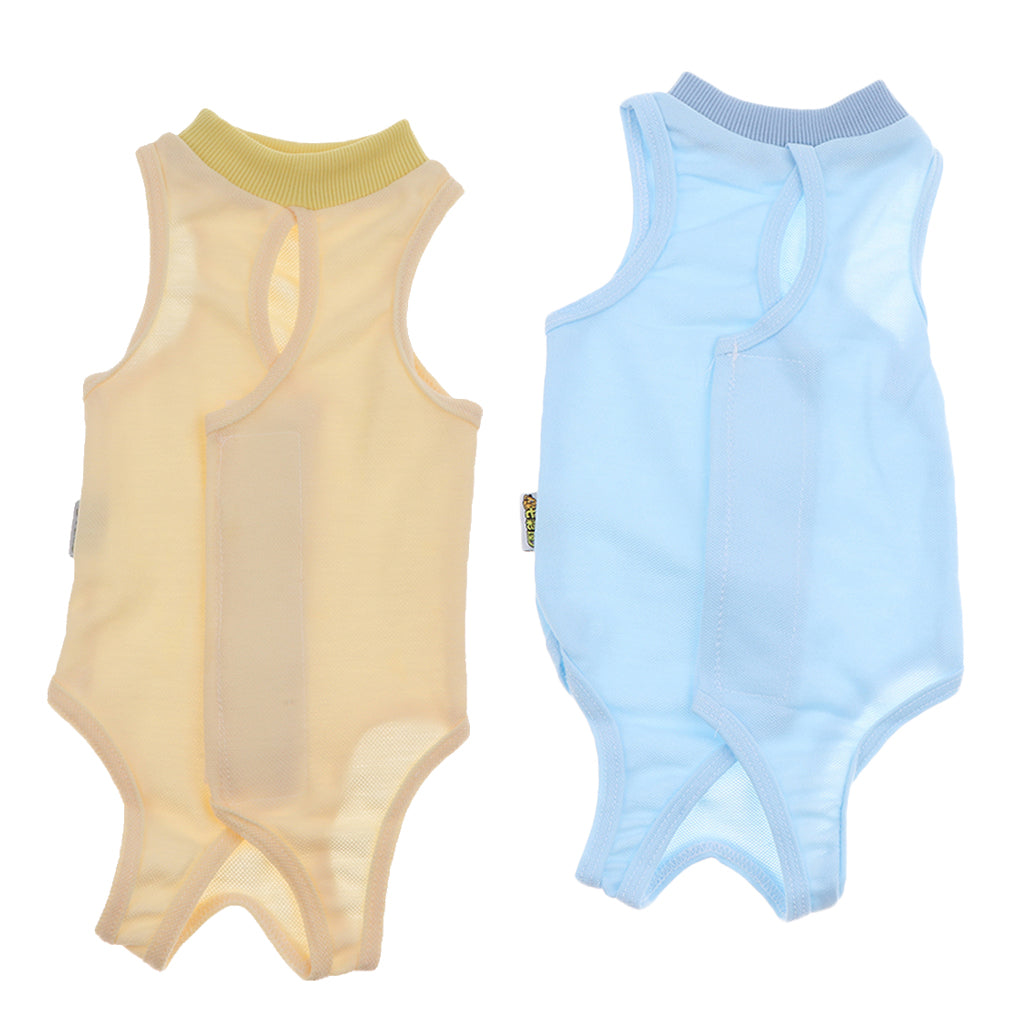 2x Recovery Suit for Cat Dog Sterilization Care Wipe Medicine Prevent Lick L