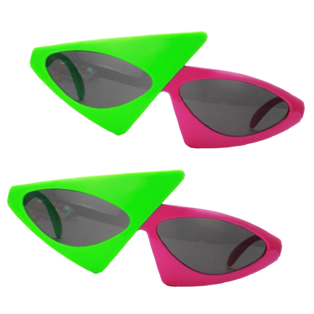 2x Novelty Party Sunglasses Funny Eye Glasses Costumes Photo Prop