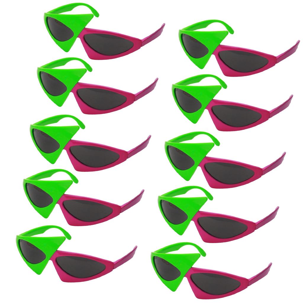 10x Novelty Party Sunglasses Funny Eye Glasses Costumes Photo Prop