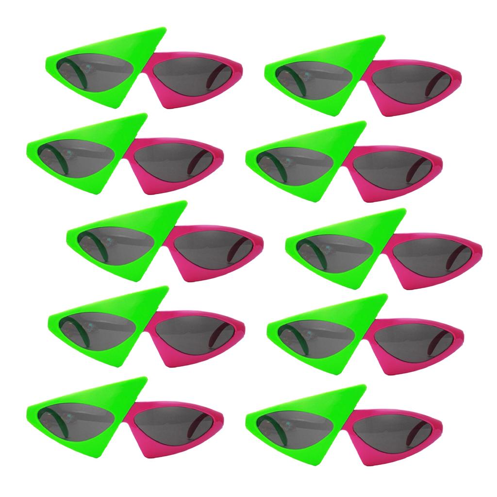 10x Novelty Party Sunglasses Funny Eye Glasses Costumes Photo Prop