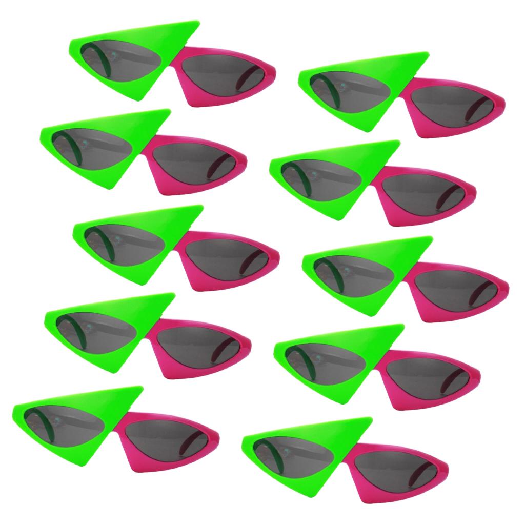 10x Novelty Party Sunglasses Funny Eye Glasses Costumes Photo Prop