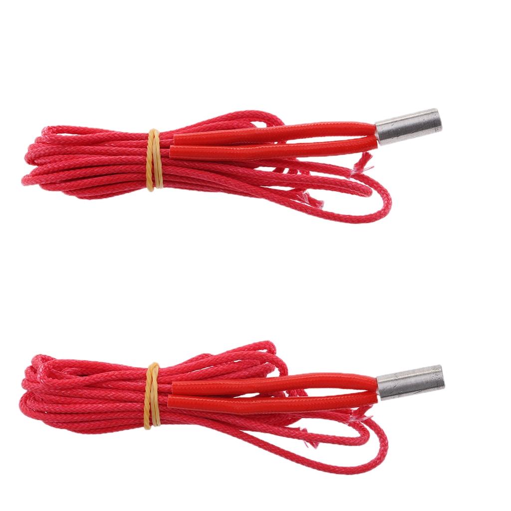2Piece 6*15mm Cartridge Heater 24V 40W for 3D Printer Prusa Mendel