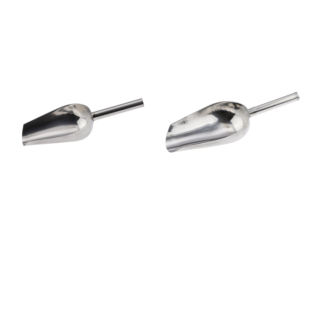 2 Pcs Stainless Steel Ice Shovel Sweets Buffet Flour Candy Tools