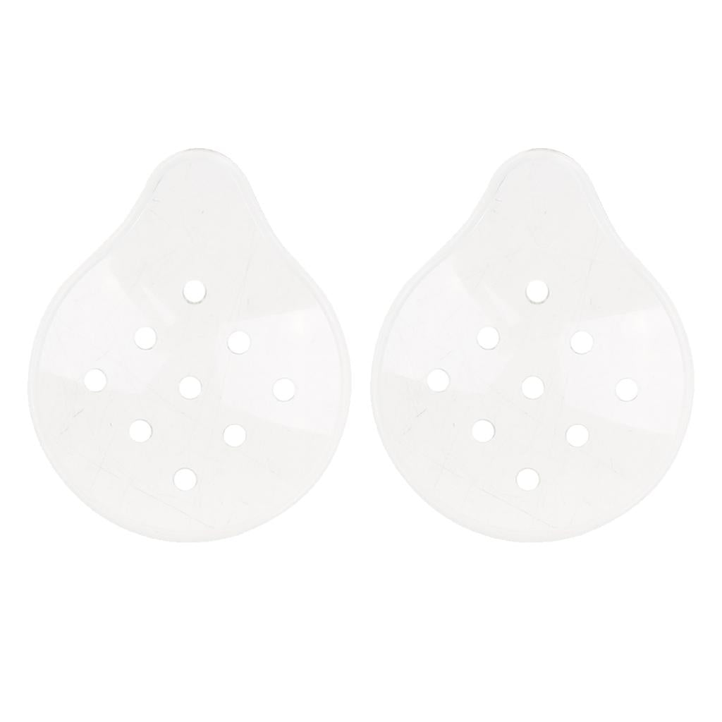 2pcs Plastic Ventilated Eye Care Eye Shield w/ Holes No Cloth Cover 9 Holes